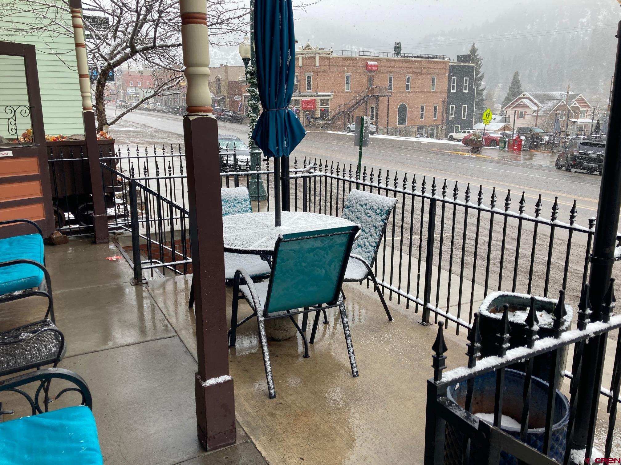807 Main Street, Unit 3 Ouray, CO 81427 - Photo 6 of 22 a view of a balcony dining area
