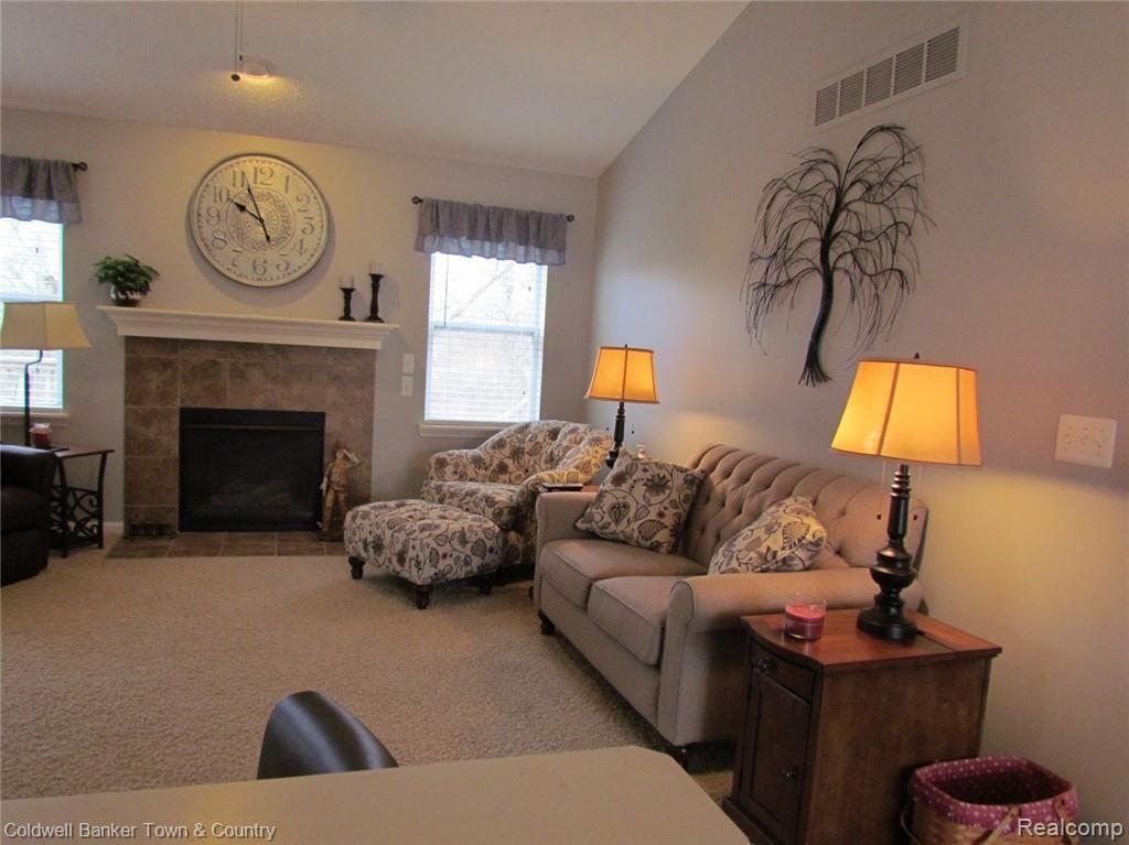 845 Dewars Street Howell, MI 48843 - Photo 3 of 36 Great Room W/ Gas Fireplace
