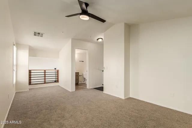 wooden floor and an empty room