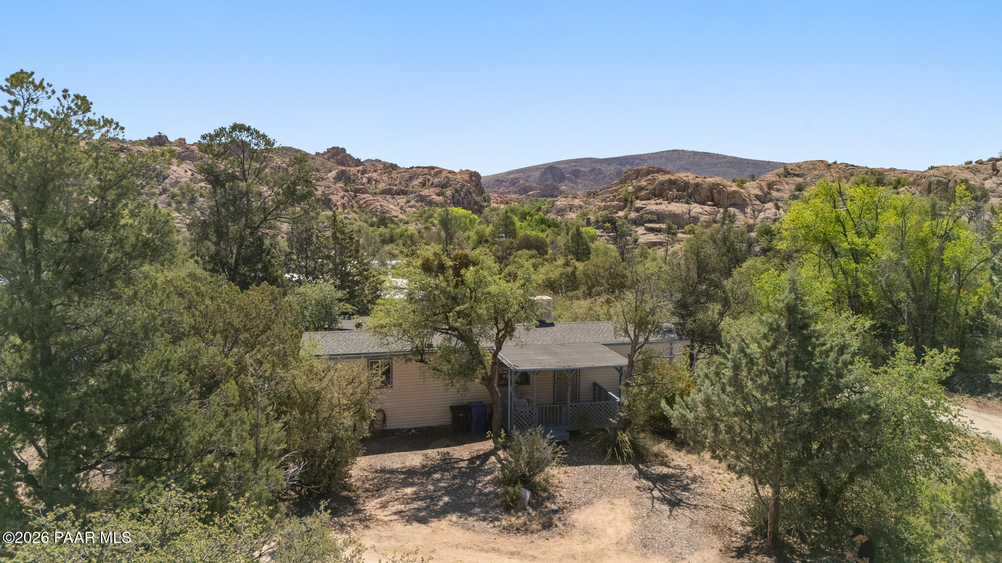 1526 Private Road Prescott, AZ 86301 - Photo 26 of 27 Aerial - 1526 Private Dr