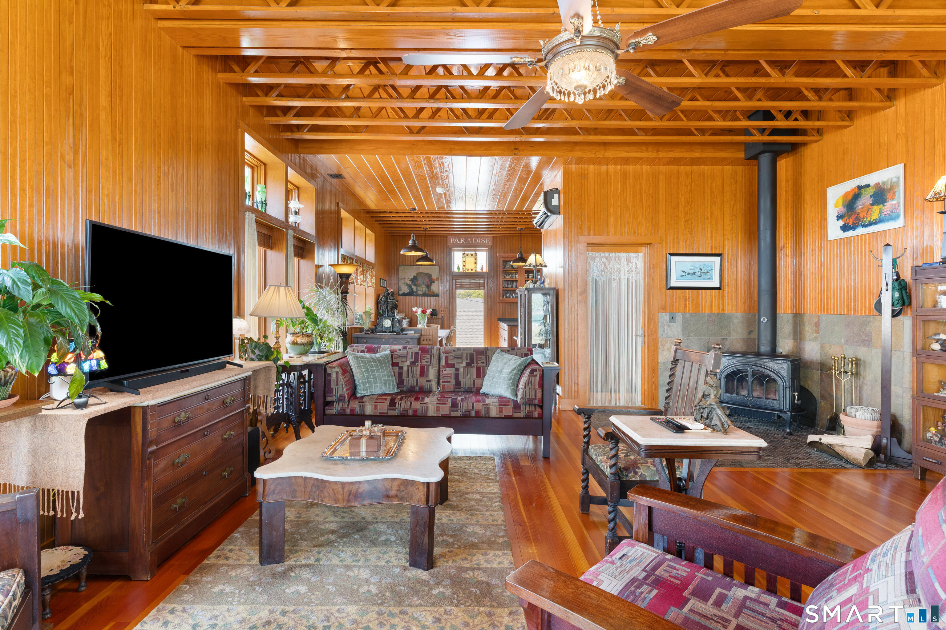 2 Minor Road East Haven, CT 06512 - Photo 18 of 36 a reading room with furniture and a flat screen tv
