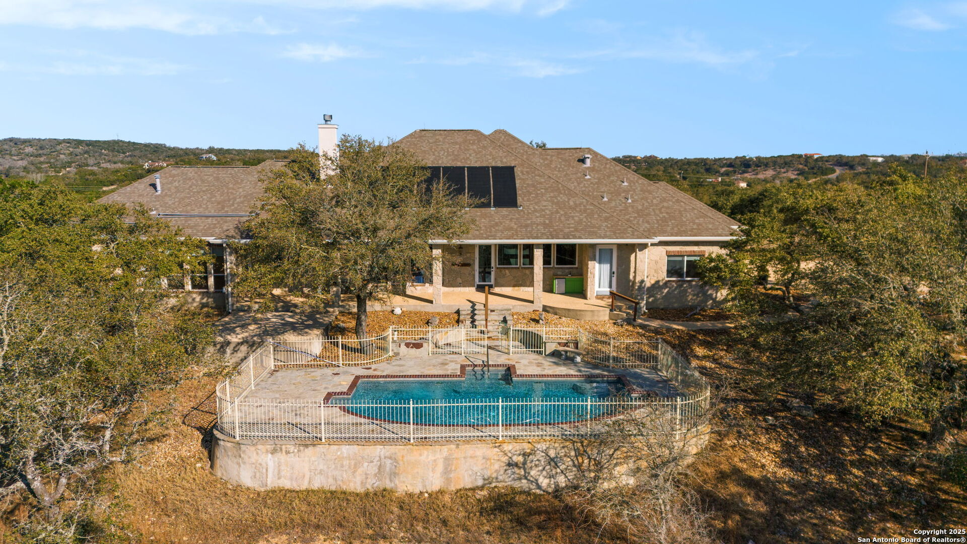 1069 Fawn River Drive Spring Branch, TX 78070 - Photo 24 of 25 a front view of a house with a yard