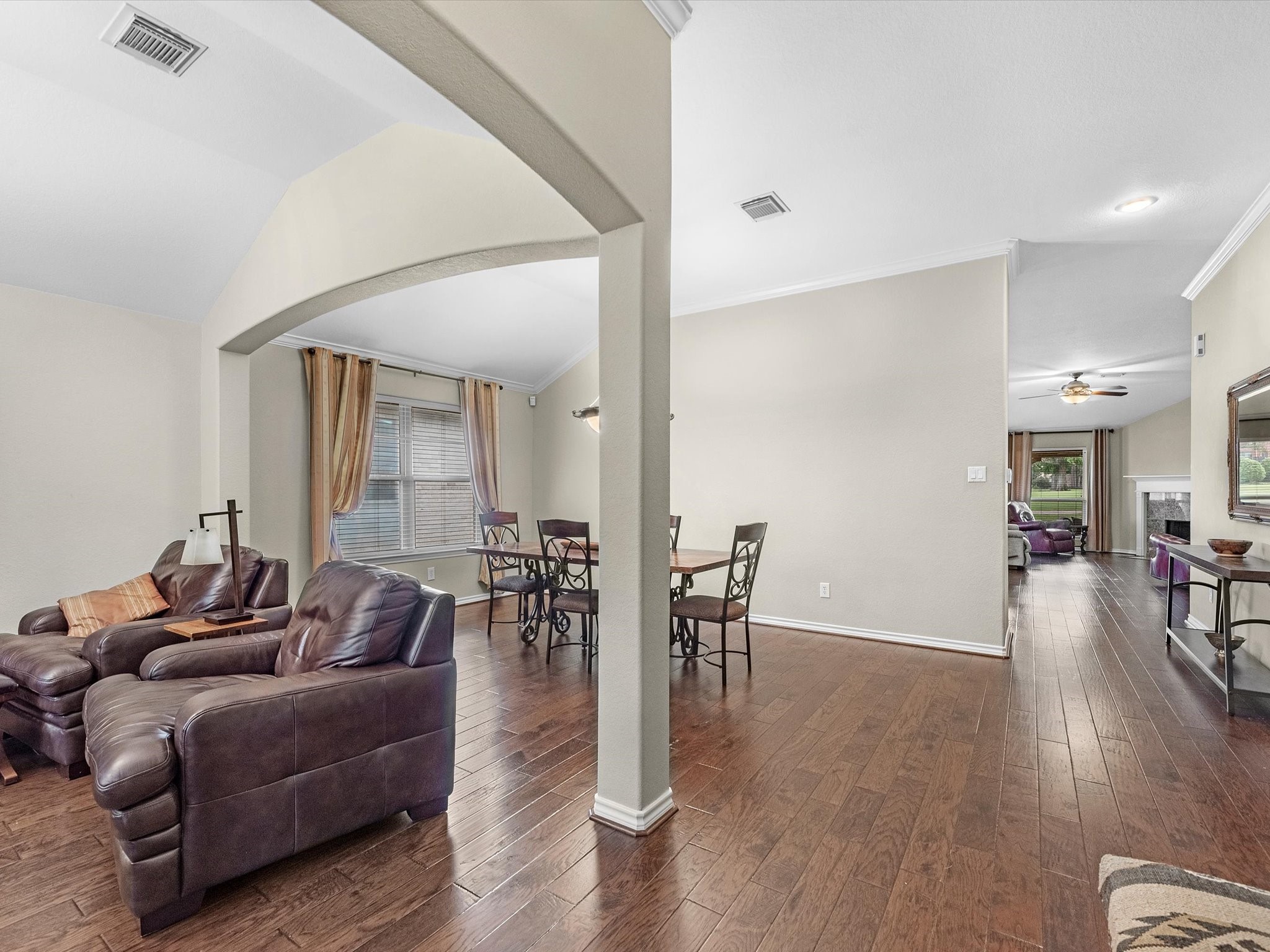 19019 Relay Road Humble, TX 77346 - Photo 3 of 31 a living room with furniture and wooden floor
