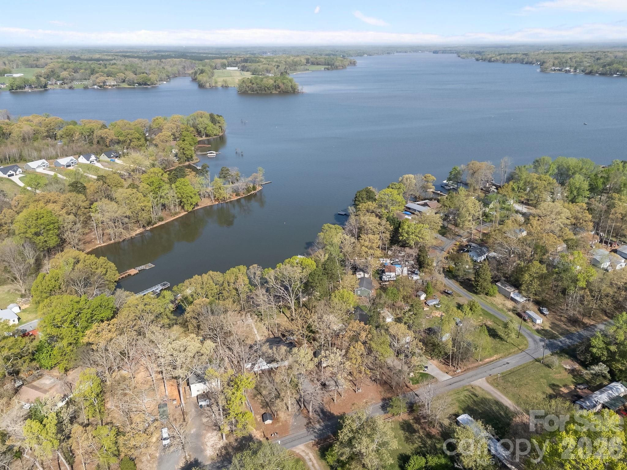 1870 Scout Road Salisbury, NC 28146 - Photo 4 of 48 a view of a lake with a mountain in the background