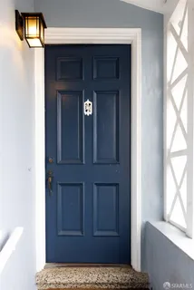 a view of front door of a house