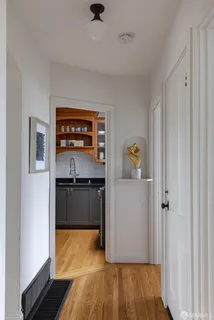 a view of a storage & utility room in a house