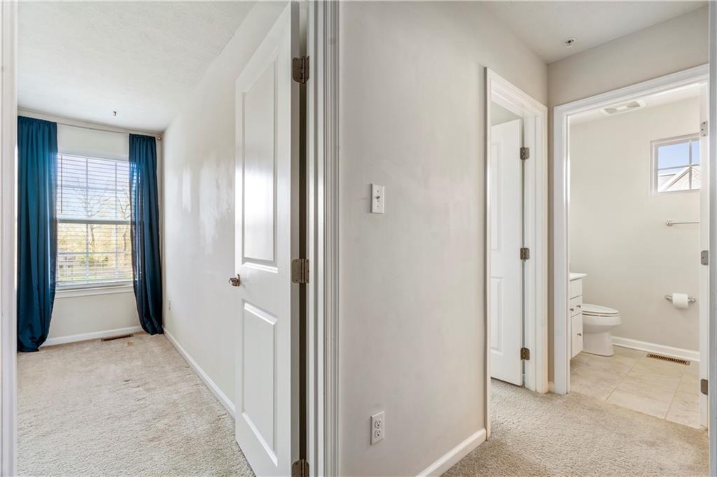 104 Pointe View Drive Mars, PA 16046 - Photo 19 of 25 a view of a bathroom from a hallway