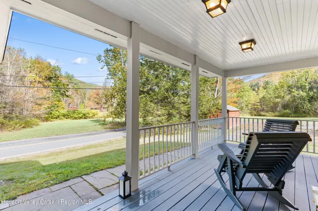 a view of a two chair in the balcony