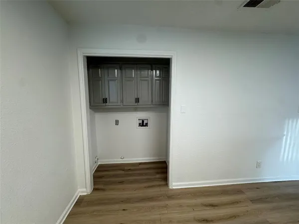 a area with wooden floor