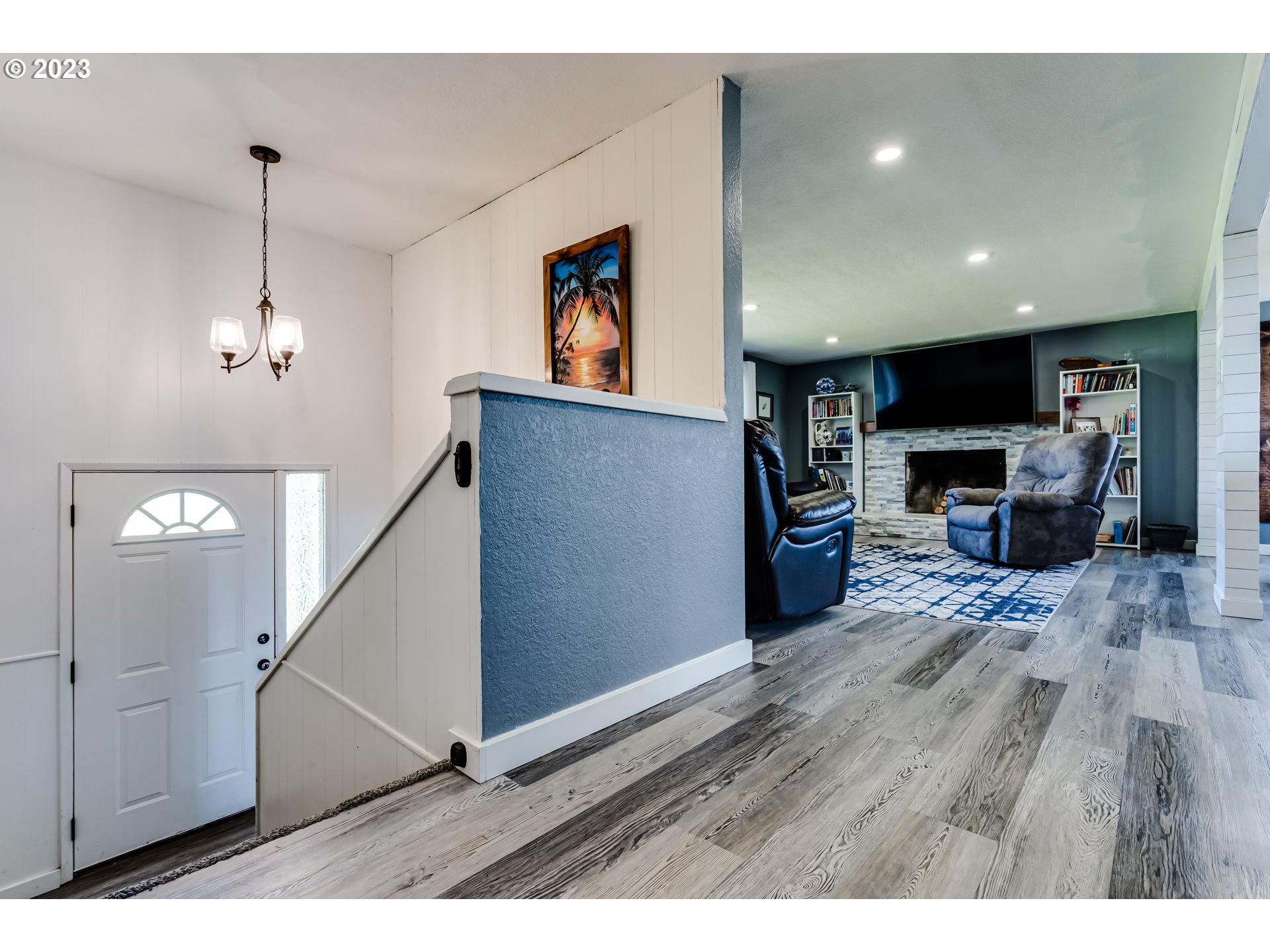 1109 Linda Lane Springfield, OR 97478 - Photo 5 of 30 a view of living room with furniture and a fireplace