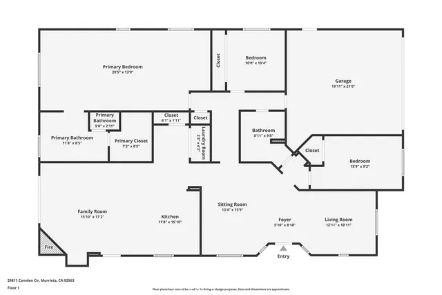 $655,000 | 29811 Camden Circle, Murrieta, CA 92563