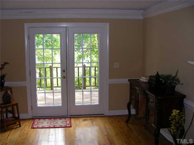 3601 East Jameson Road Raleigh, NC 27604 - Photo 7 of 25 French Doors Leading to Deck