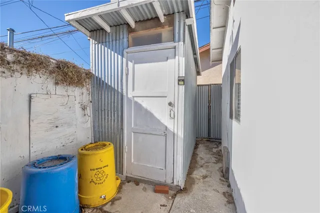 a view of a house with wooden floor
