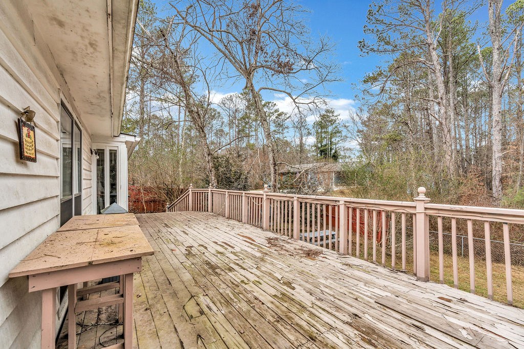 5800 Yellow Creek Road Murrayville, GA 30564 - Photo 19 of 29 a view of a wooden deck