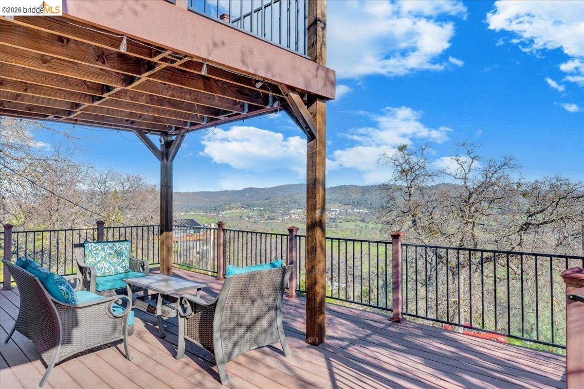 4620 Bayview Drive Copperopolis, CA 95228 - Photo 44 of 59 a view of a balcony with furniture