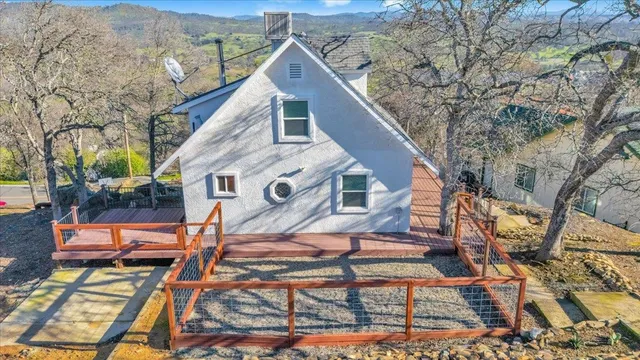 a view of a city from a balcony