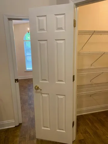 a view of walk in closet