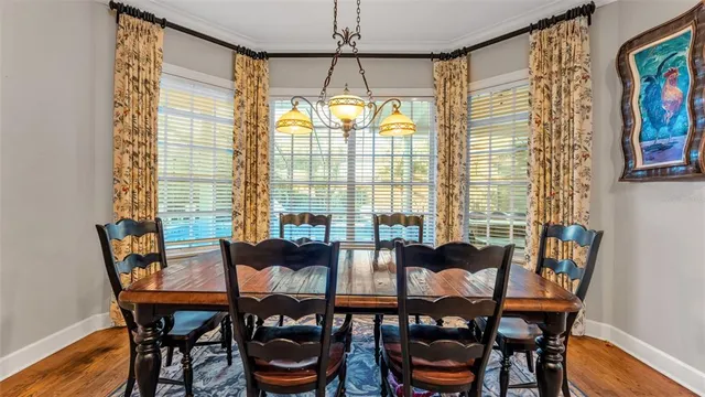 a view of a hallway with shelves