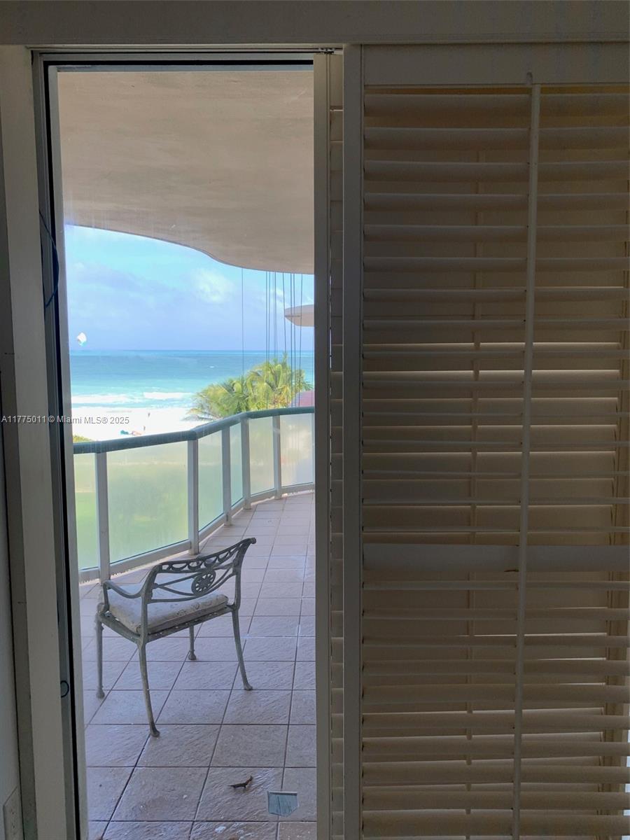 8855 Collins Avenue, Unit 5B Surfside, FL 33154 - Photo 27 of 36 view from the guest room