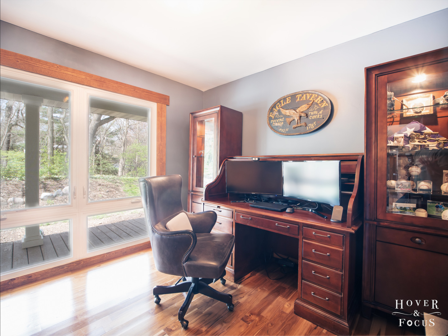 109 Turkey Run Road Trout Valley, IL 60013 - Photo 42 of 50 a work room with furniture and a flat screen tv