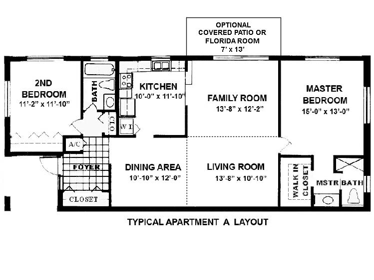 727 High Point Boulevard, Unit A Fort Pierce, FL 34982 - Photo 24 of 24 Approximate Floor Plan
