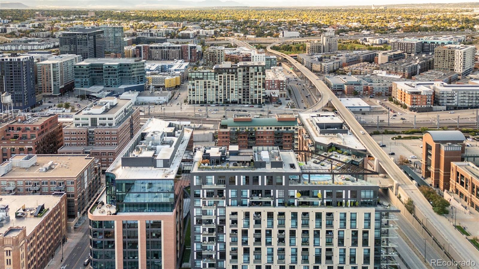 1901 Wazee Street, Unit 304 Denver, CO 80202 - Photo 31 of 38 an aerial view of a city