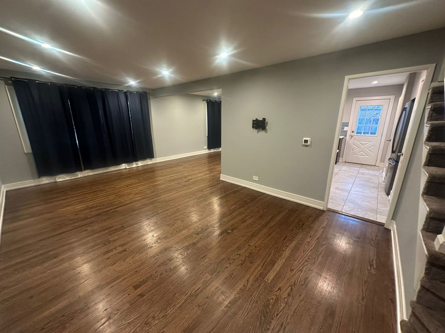 2543 Crawford Avenue, Unit 2543 Evanston, IL 60201 - Photo 3 of 17 a view of hallway with wooden floor