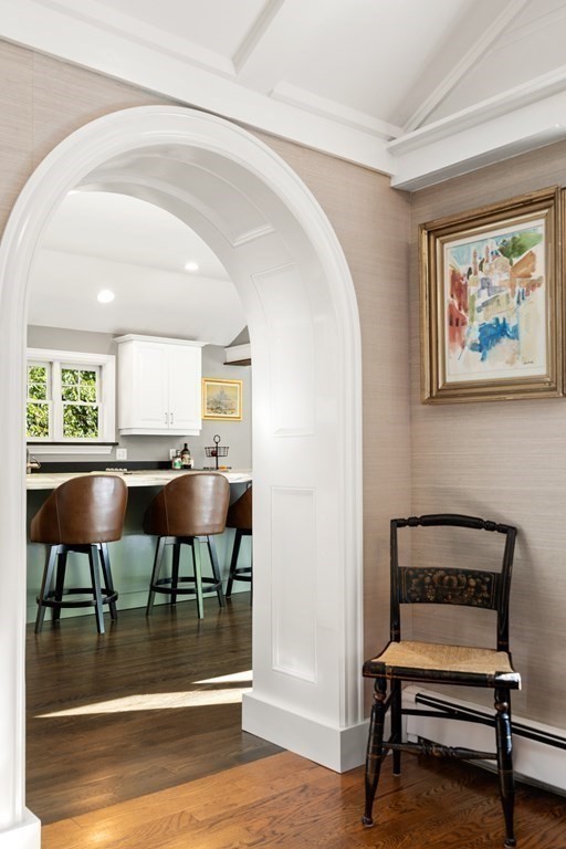 88 Pine Street Dover, MA 02030 - Photo 11 of 40 a view of dining room with furniture and wooden floor
