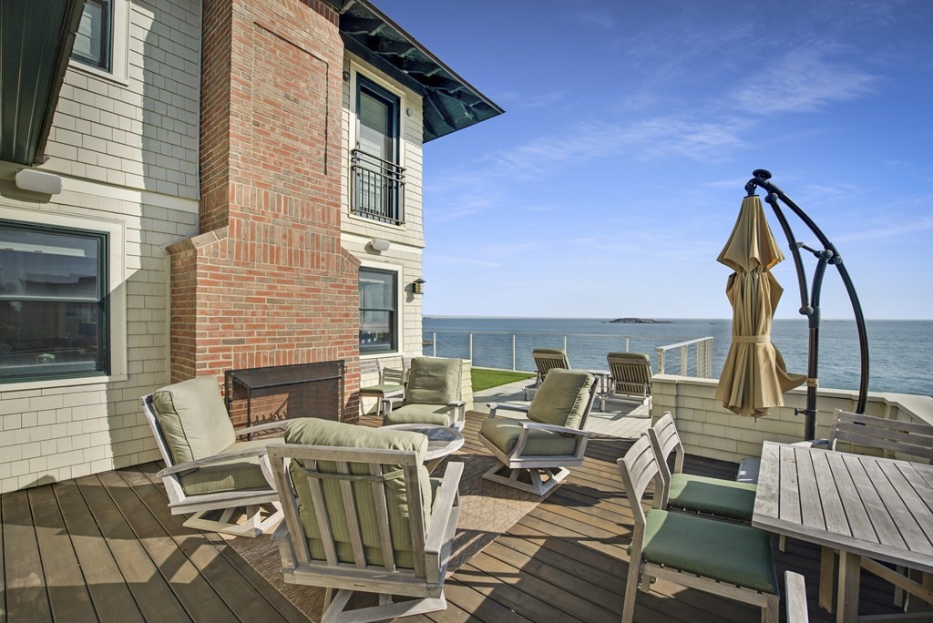 15 Spray Avenue Marblehead, MA 01945 - Photo 3 of 42 a view of deck with patio table and chairs