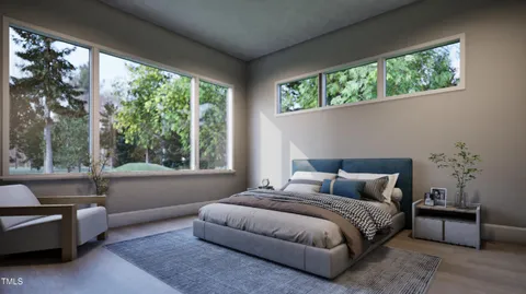 a bath tub sitting in a bathroom next to a window