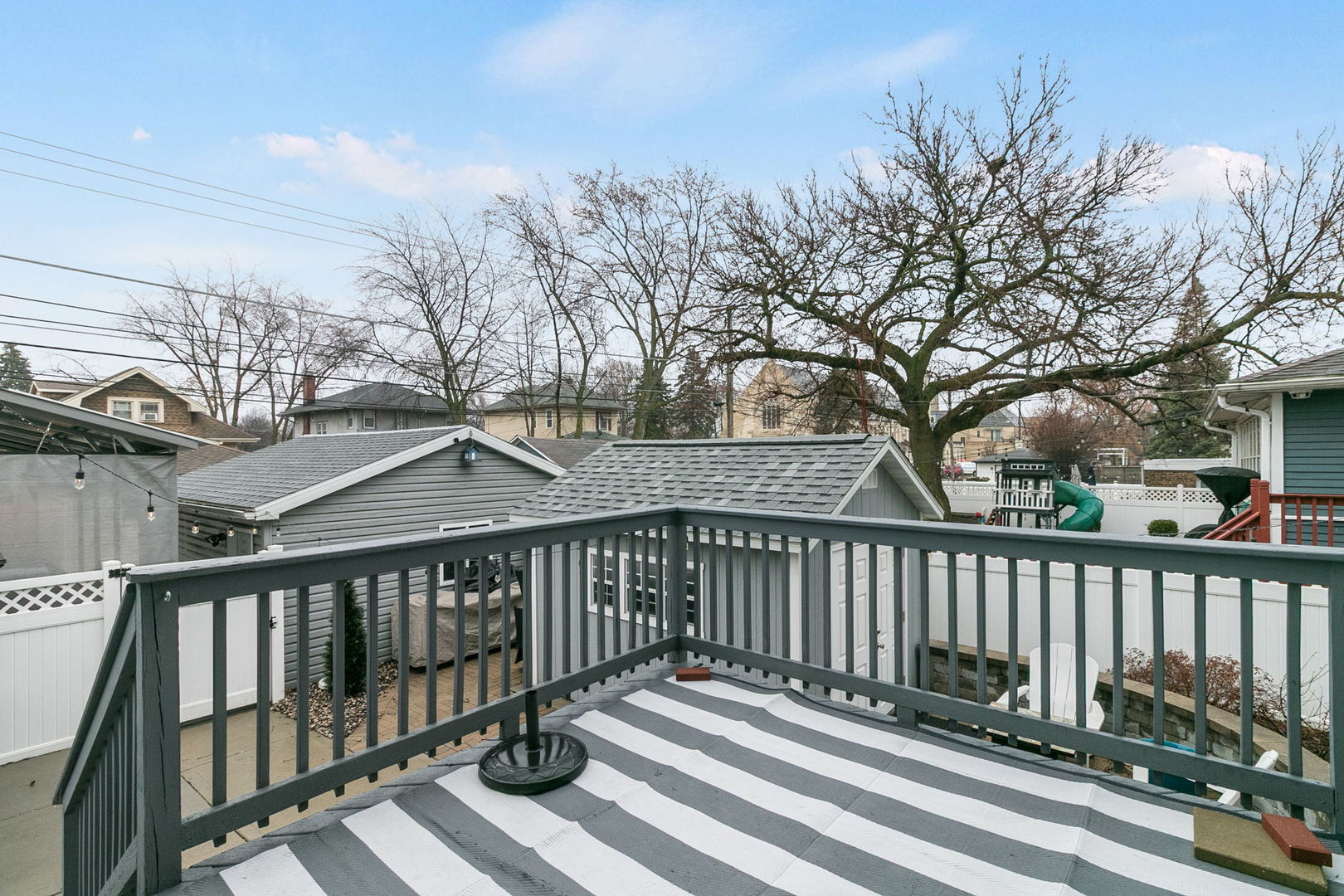 3239 Wesley Avenue Berwyn, IL 60402 - Photo 22 of 29 a view of a wooden roof deck