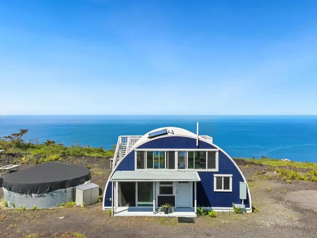 a view of a city in front of house