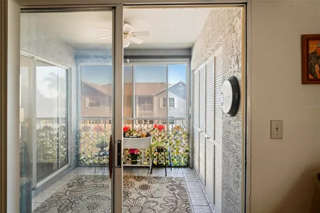 a view of a entryway