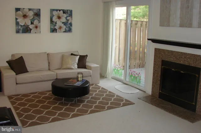 a view of balcony with furniture