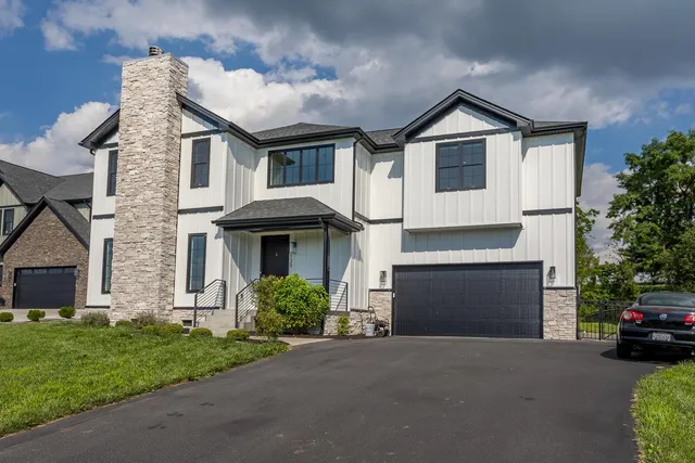 a backyard of a house