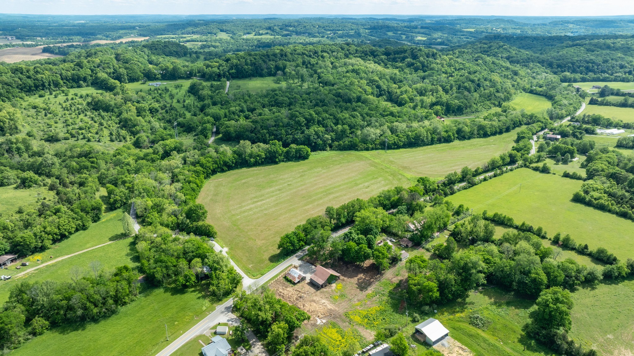 0 Snow Creek Road Santa Fe, TN 38482 - Photo 7 of 63 an aerial view of a house with a yard