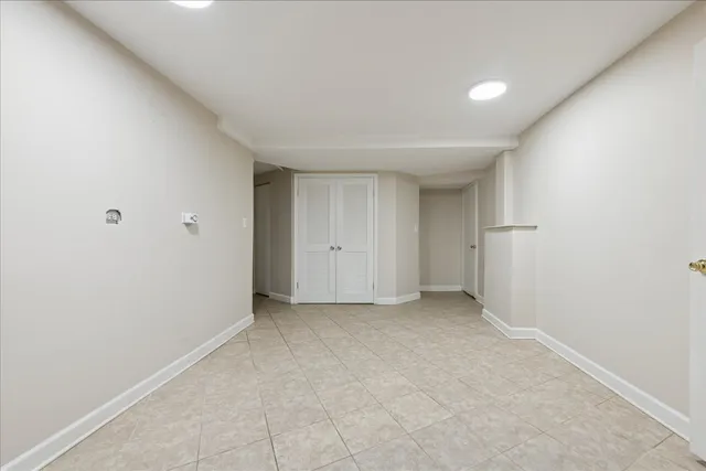 a view of an empty room