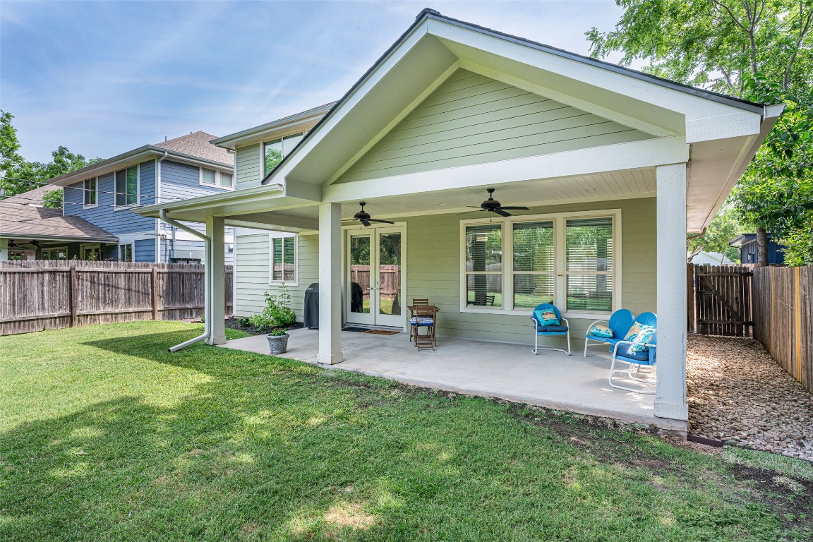 705 East 49th Street, Unit A Austin, TX 78751 - Photo 2 of 39 a view of a house with a yard and sitting area