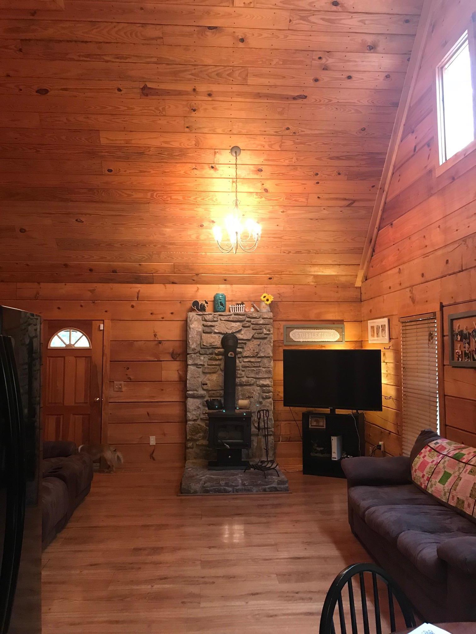 213 South Dickerson Chapel Road Lebanon, TN 37087 - Photo 14 of 30 a living room with furniture and a flat screen tv