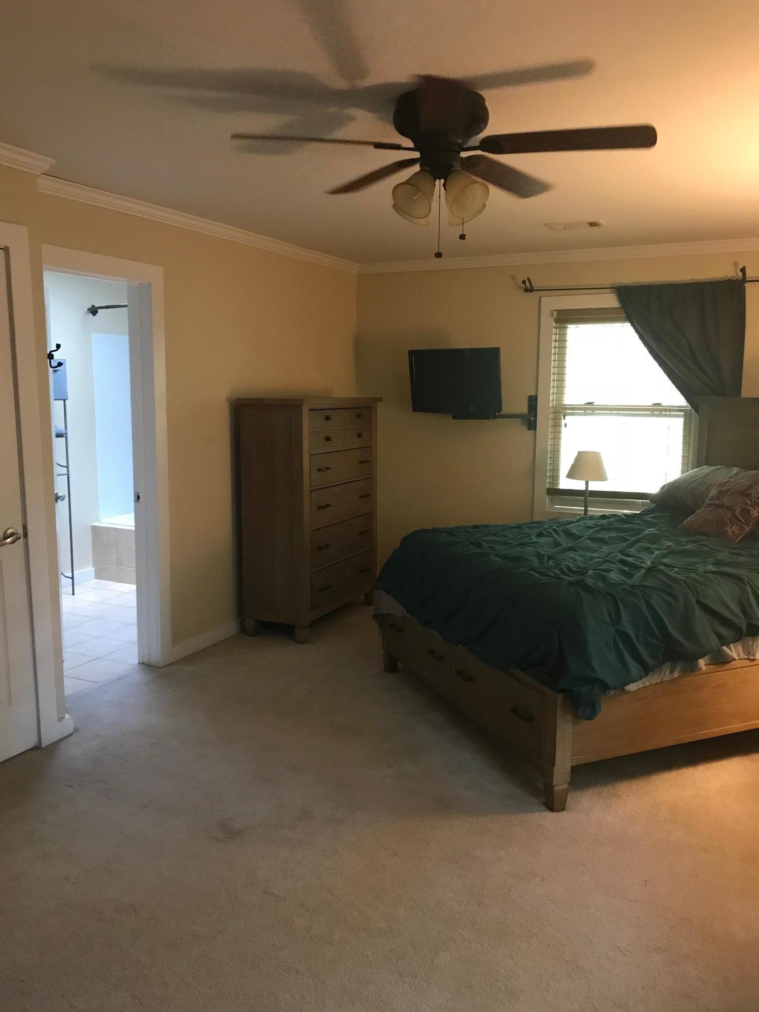 213 South Dickerson Chapel Road Lebanon, TN 37087 - Photo 24 of 30 a bedroom with a bed and a ceiling fan