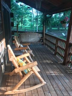 213 South Dickerson Chapel Road Lebanon, TN 37087 - Photo 8 of 30 a view of a patio with chairs next to a yard