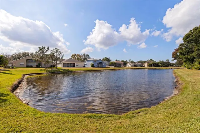 an aerial view of residential building and trees