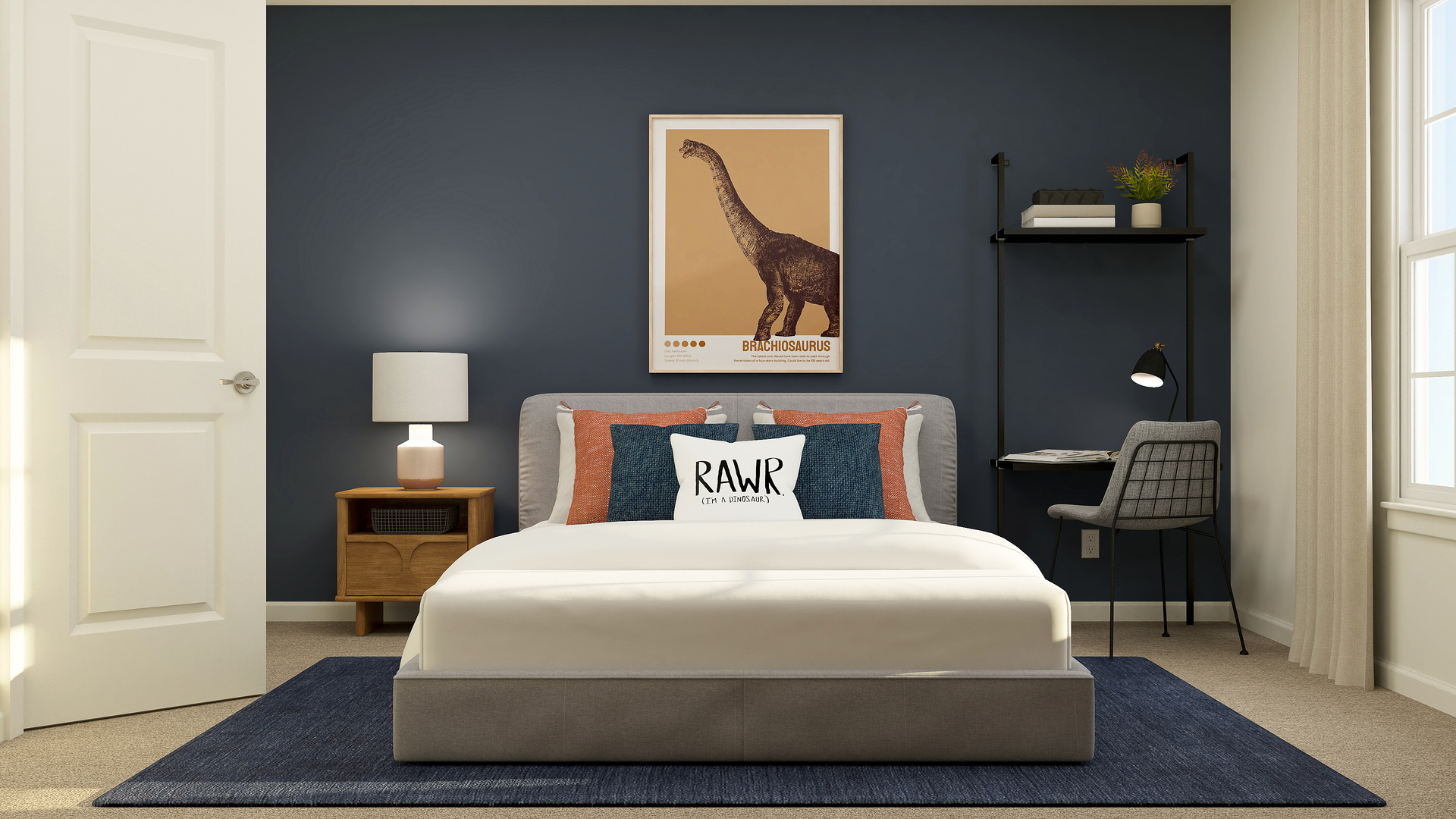 2060 Cosman Way Algonquin, IL 60102 - Photo 22 of 32 a bedroom with a bed and wooden floor