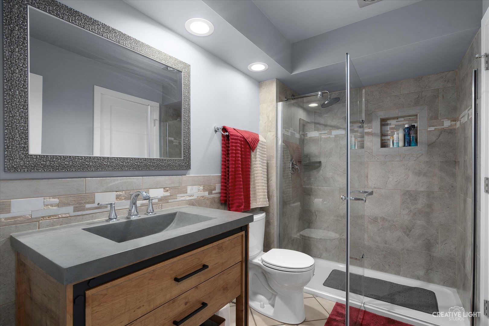 4 Eden Lane Joliet, IL 60431 - Photo 20 of 51 a bathroom with a sink toilet and shower