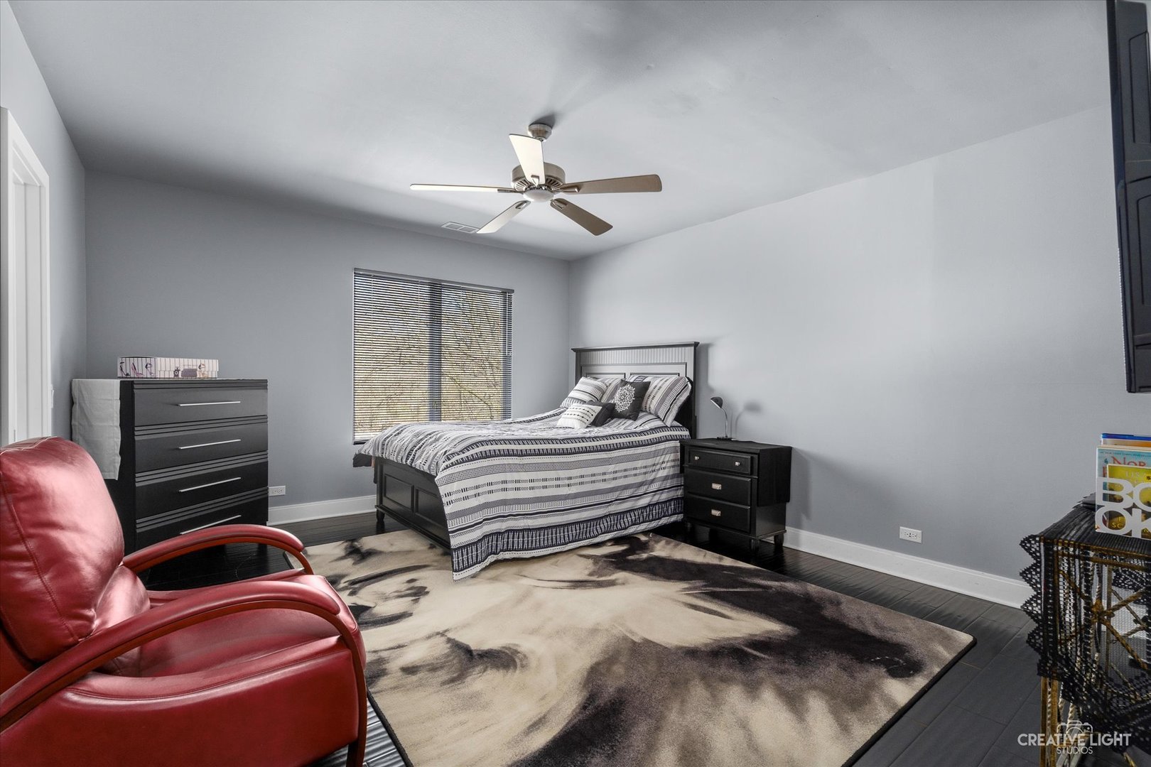 4 Eden Lane Joliet, IL 60431 - Photo 29 of 51 a bedroom with a bed and ceiling fan