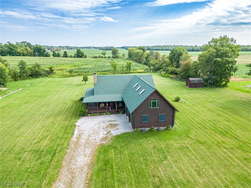 46069 Stewart Road Wellington, OH 44090 - Photo 4 of 29 Aerial view - back of home