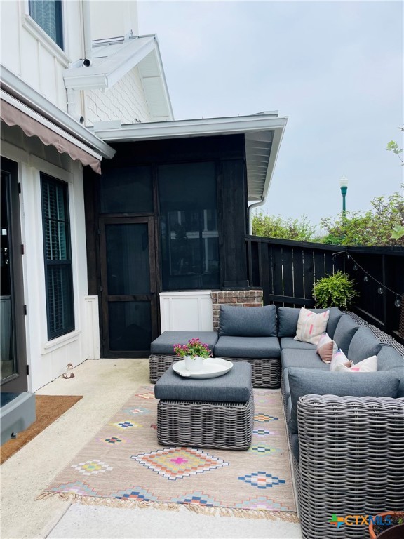 659 Prospect Way New Braunfels, TX 78130 - Photo 32 of 32 a outdoor space with patio furniture and garden view