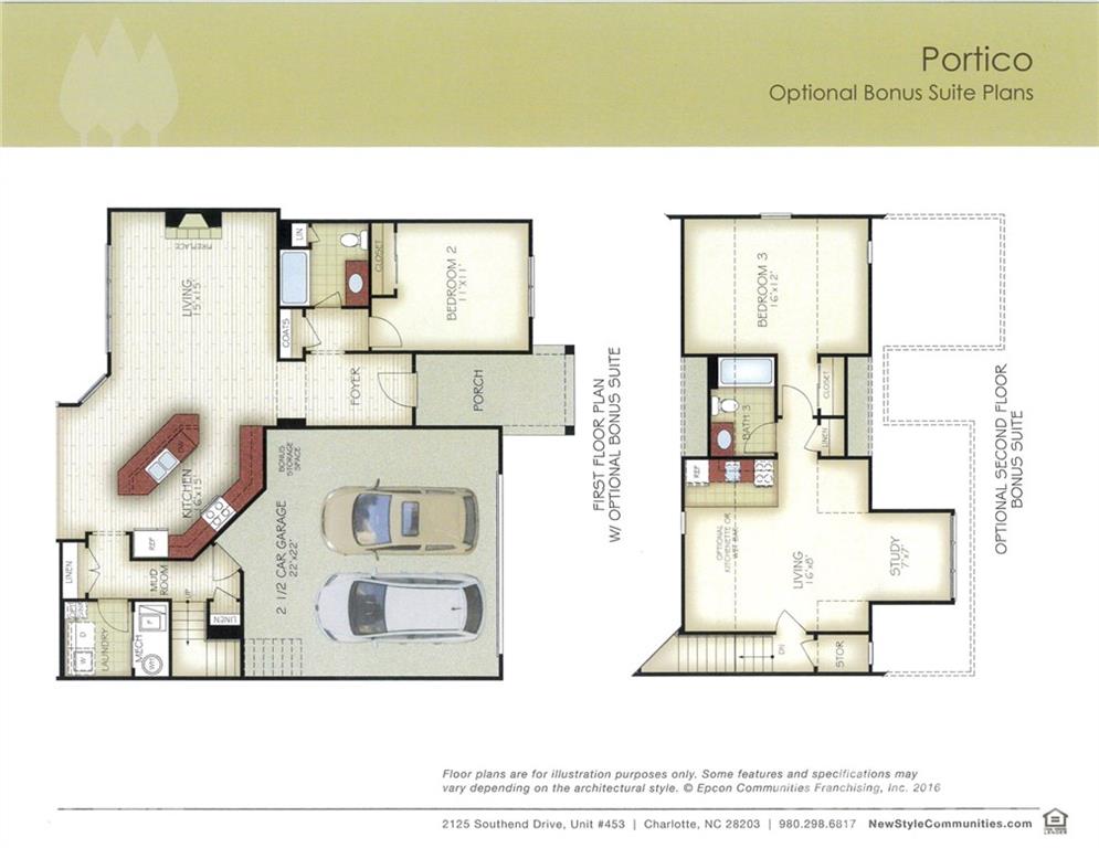 2014 New Style Way, Unit 6 Tega Cay, SC 29708 - Photo 2 of 2 a picture of a floor plan
