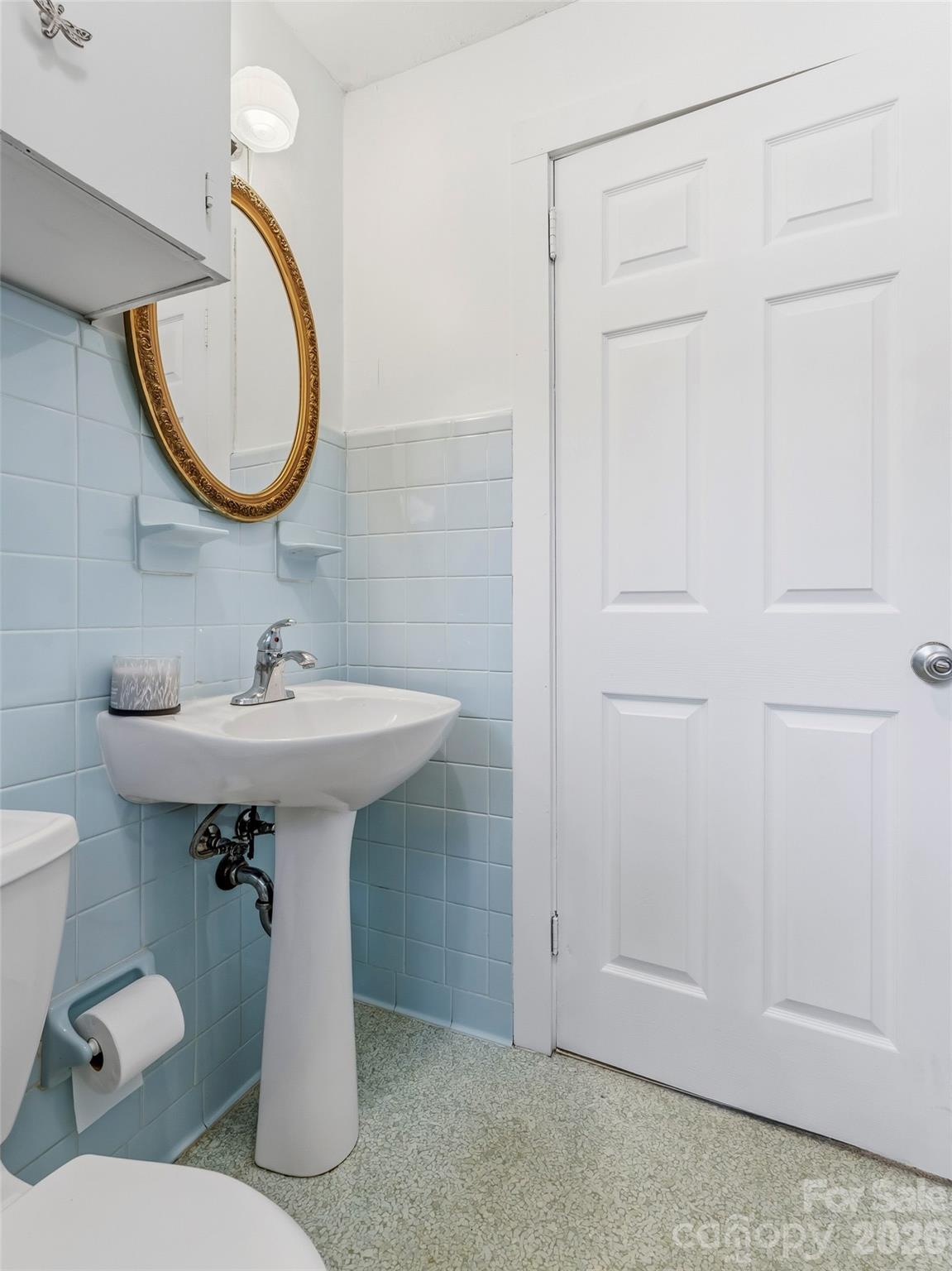 605 Dana Road Hendersonville, NC 28792 - Photo 20 of 38 a bathroom with a sink toilet and mirror