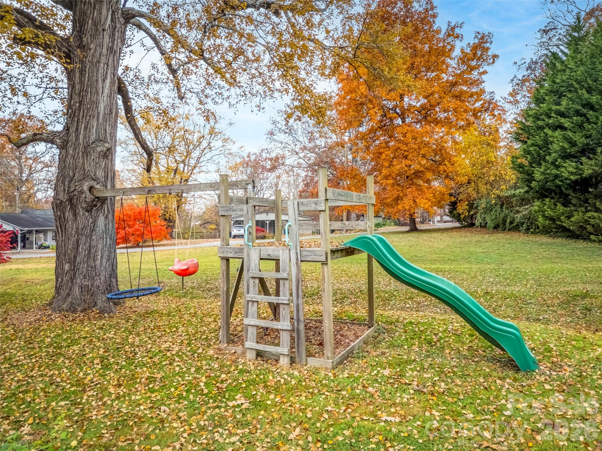 605 Dana Road Hendersonville, NC 28792 - Photo 8 of 38 a view of an outdoor space and deck